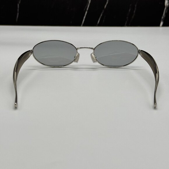 NEW BOTTEGA VENETA SUNGLASSES SILVER WOMEN EYEWEAR BOTTEGA VENETA BV1386S 007 main image 6